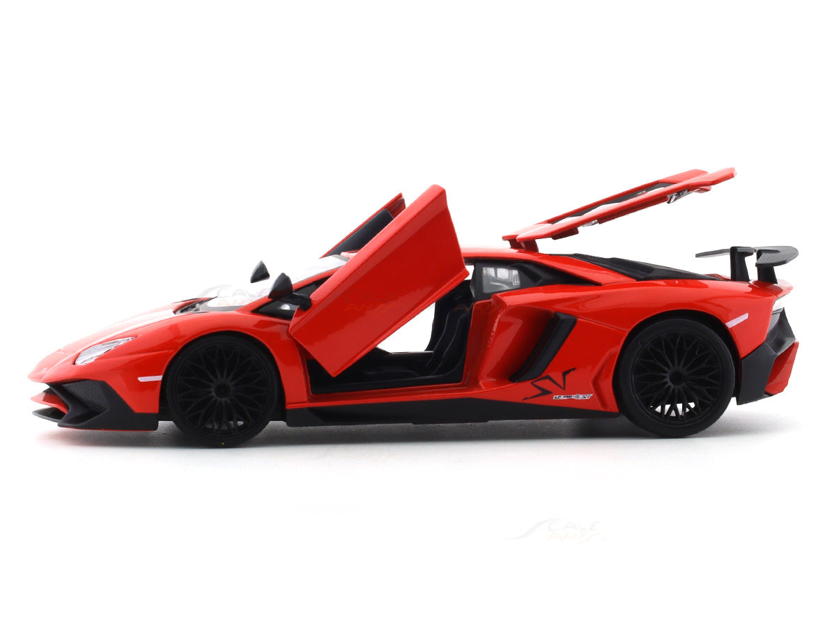 Lamborghini Aventador SV Coupe red 1:24 Bburago licensed diecast