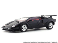 Lamborghini Countach LP5000 Quattrovalvole black 1:18 Kyosho diecast scale model car collectible