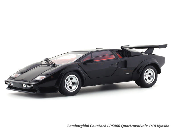 KYOSHO, LAMBORGHINI COUNTACH LP 5000 Quattrovalvole Noir, échelle 1/18 KYOSHO, LAMBORGHINI COUNTACH LP 5000 Quattrovalvole Noir, échelle 1/18