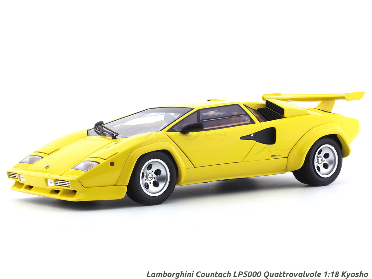 Lamborghini Countach LP5000 Quattrovalvole yellow 1:18 Kyosho