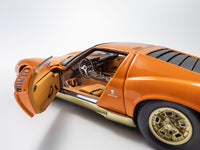 PreOrder : Lamborghini Miura P400 Orange / Gold 1:18 Kyosho diecast scale model car