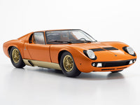 PreOrder : Lamborghini Miura P400 Orange / Gold 1:18 Kyosho diecast scale model car