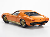 PreOrder : Lamborghini Miura P400 Orange / Gold 1:18 Kyosho diecast scale model car