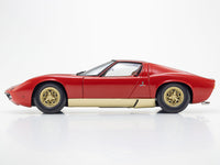 PreOrder : Lamborghini Miura P400 Red/Gold 1:18 Kyosho diecast scale model car