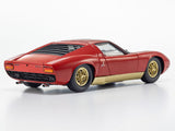 PreOrder : Lamborghini Miura P400 Red/Gold 1:18 Kyosho diecast scale model car