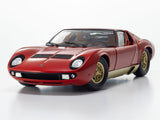 PreOrder : Lamborghini Miura P400 Red/Gold 1:18 Kyosho diecast scale model car