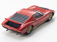 PreOrder : Lamborghini Miura P400 Red/Gold 1:18 Kyosho diecast scale model car