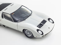 PreOrder : Lamborghini Miura P400 White / Silver 1:18 Kyosho diecast scale model car