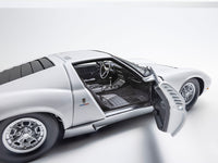 PreOrder : Lamborghini Miura P400 White / Silver 1:18 Kyosho diecast scale model car