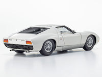 PreOrder : Lamborghini Miura P400 White / Silver 1:18 Kyosho diecast scale model car