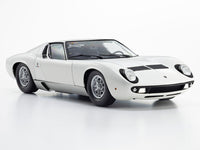 PreOrder : Lamborghini Miura P400 White / Silver 1:18 Kyosho diecast scale model car