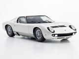 PreOrder : Lamborghini Miura P400 White / Silver 1:18 Kyosho diecast scale model car