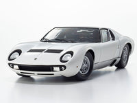 PreOrder : Lamborghini Miura P400 White / Silver 1:18 Kyosho diecast scale model car