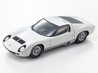 PreOrder : Lamborghini Miura P400 White / Silver 1:18 Kyosho diecast scale model car