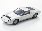 PreOrder : Lamborghini Miura P400 White / Silver 1:18 Kyosho diecast scale model car