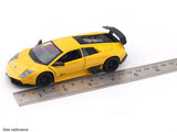 Lamborghini Murcielago LP670-4 SV yellow 1:32 RMZ City licensed pull back car scale model