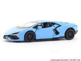 Lamborghini Revuelto Blue 1:32 RMZ City licensed pull back car scale model