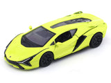Lamborghini Sian FKP37 green 1:36 Super Fast pull back car scale model