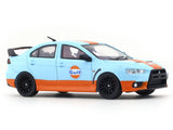 Lancer Evolution X Gulf with figure 1:64 Time Micro diecast scale model collectible