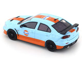 Lancer Evolution X Gulf with figure 1:64 Time Micro diecast scale model collectible