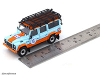 Land Rover Defender 110 Gulf & Container set 1:64 Master diecast scale car collectible