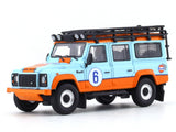 Land Rover Defender 110 Gulf & Container set 1:64 Master diecast scale car collectible