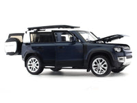 Land Rover Defender 110 Blue 1:18 QY Toys diecast scale model car