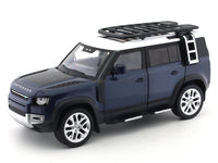 Land Rover Defender 110 Blue 1:18 QY Toys diecast scale model car