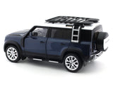 Land Rover Defender 110 Blue 1:18 QY Toys diecast scale model car