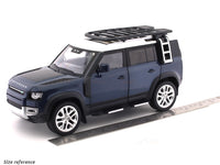 Land Rover Defender 110 Blue 1:18 QY Toys diecast scale model car