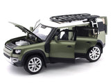 Land Rover Defender 110 green 1:18 QY Toys diecast scale model car