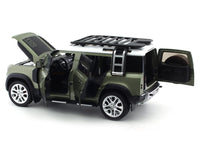 Land Rover Defender 110 green 1:18 QY Toys diecast scale model car