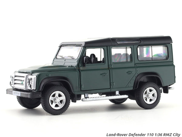 Land-Rover Defender 110 Green 1:32 RMZ City licensed pull back car scale model