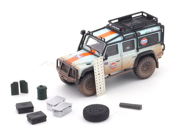 Land Rover Defender 110 Gulf B Mud 1:64 Master diecast scale model car miniature