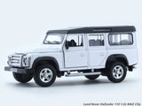 Land Rover Defender 110 white 1:32 RMZ City pullback diecast scale model car