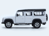 Land Rover Defender 110 white 1:32 RMZ City pullback diecast scale model car