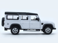 Land Rover Defender 110 white 1:32 RMZ City pullback diecast scale model car