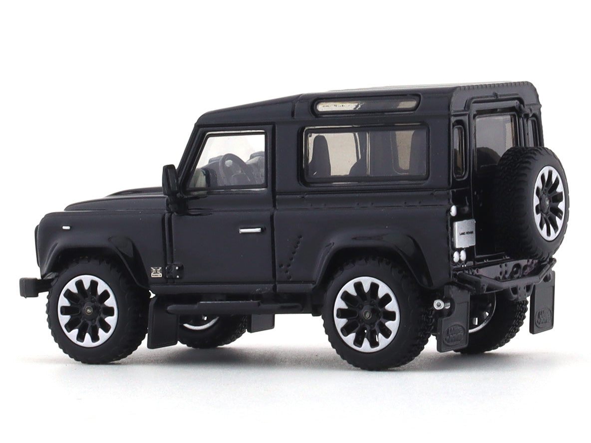 Land Rover Defender 90 Works 70th Edition black 1:64 LCD Models diecast ...