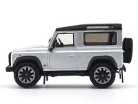 Land Rover Defender 90 Works 70th Edition silver 1:64 LCD Models diecast scale model car miniature