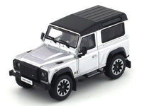 Land Rover Defender 90 Works 70th Edition silver 1:64 LCD Models diecast scale model car miniature