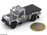 Land Rover Defender Pickup silver 1:64 Master diecast scale model car