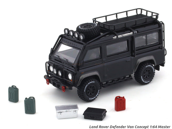 Land Rover Defender Van Concept black 1:64 Master diecast scale model car miniature