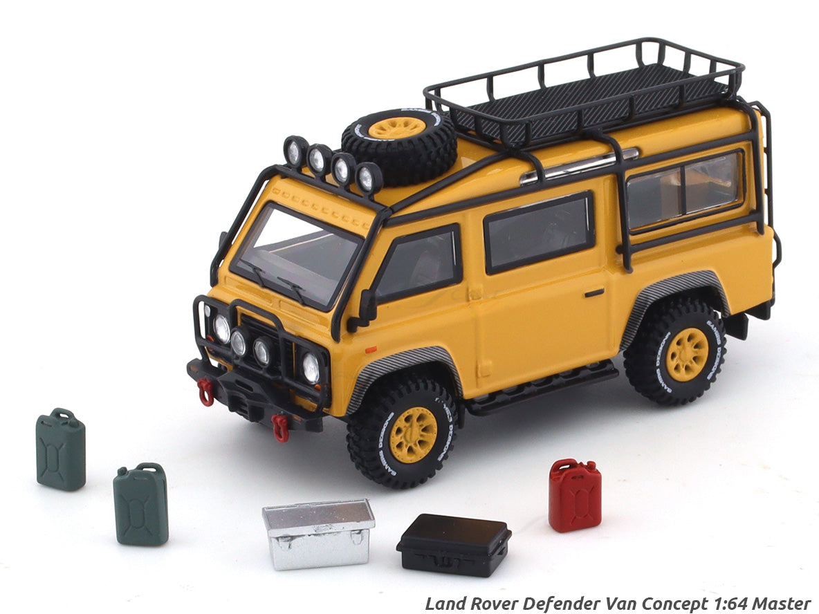 Land Rover Defender Van Concept brown 1:64 Master diecast scale model ...