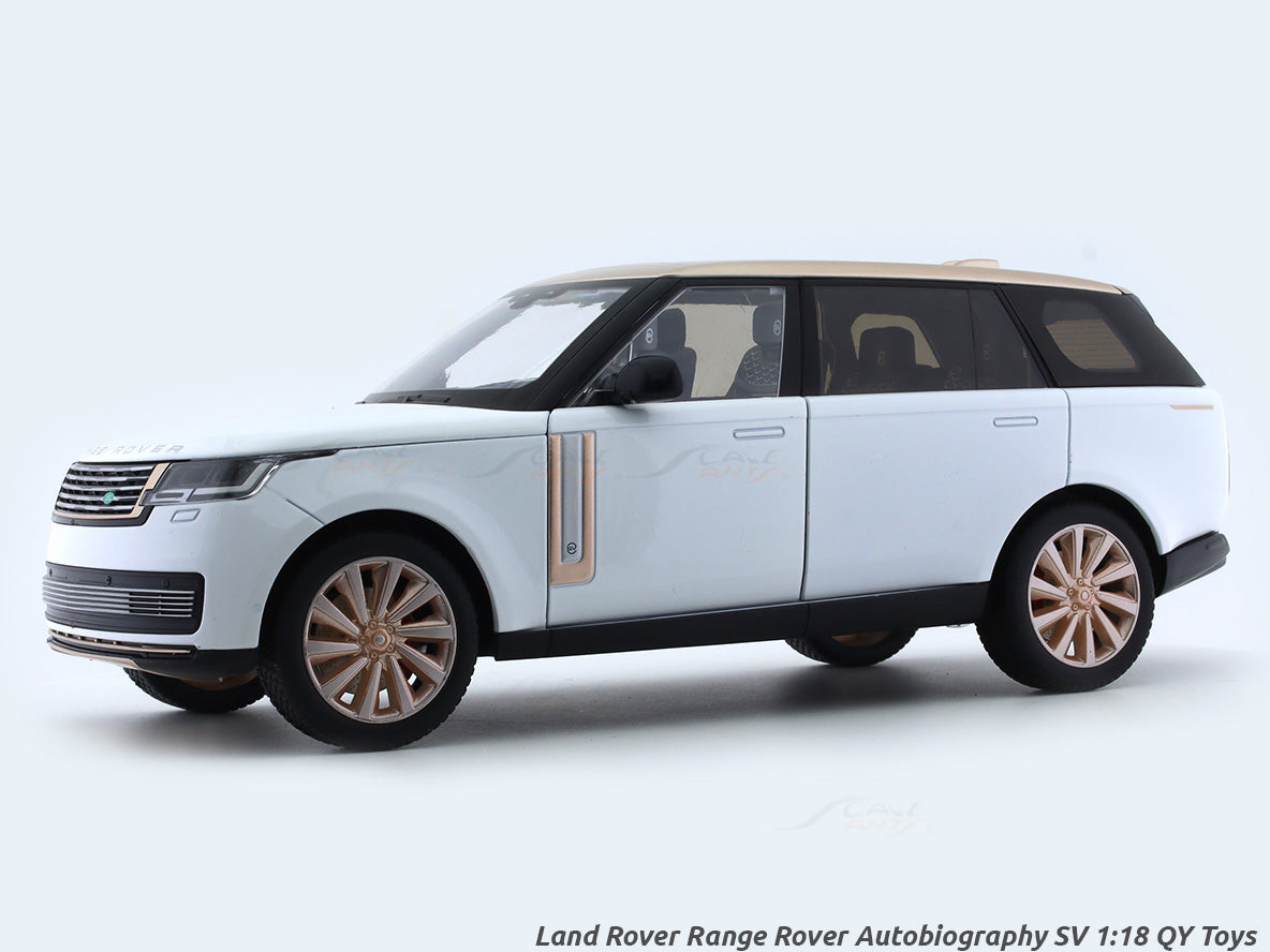 Land Rover Range Rover Autobiography SV white 1:18 QY Toys diecast