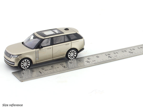 Lange Rover Scale Land Rover Range Rover Gold 1:64 LCD Models diecast scale model car ...