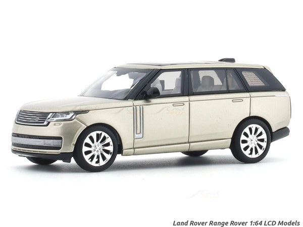 Range Rover Scale Model Land Rover Range Rover Gold 1:64 LCD Models diecast scale model car ...