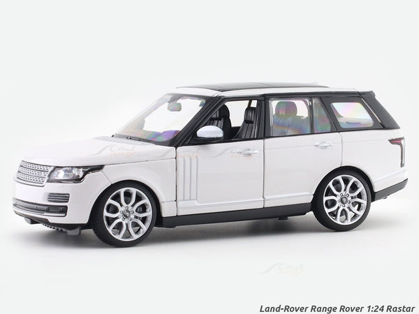 Land-Rover Range Rover white 1:24 Rastar licensed diecast alloy scale model car collectible