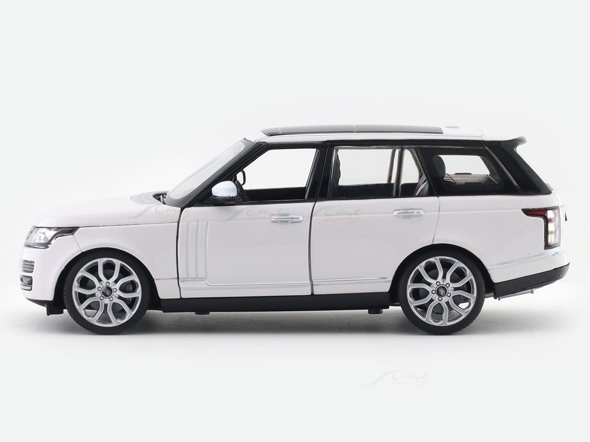 Land-Rover Range Rover white 1:24 Rastar licensed diecast alloy scale ...