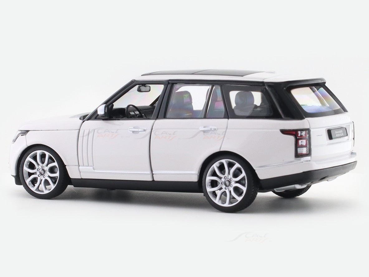 Land-Rover Range Rover white 1:24 Rastar licensed diecast alloy scale ...