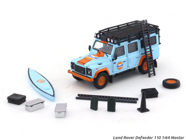Land Rover Defender 110 Gulf 1:64 Master diecast scale model car miniature